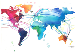 world map