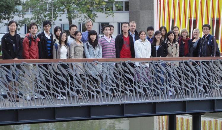 Fudan Double Degree BSc students, Cohort 2010-2012, together with FEB staff