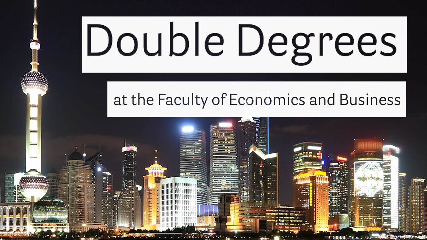 Double Degrees at the Faculty of Economics and Business