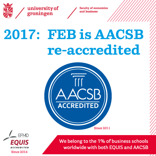 FEB kreeg opnieuw AACSB accreditatie