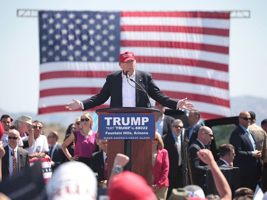 Donald Trump on the campaign trail by Gage Skidmore