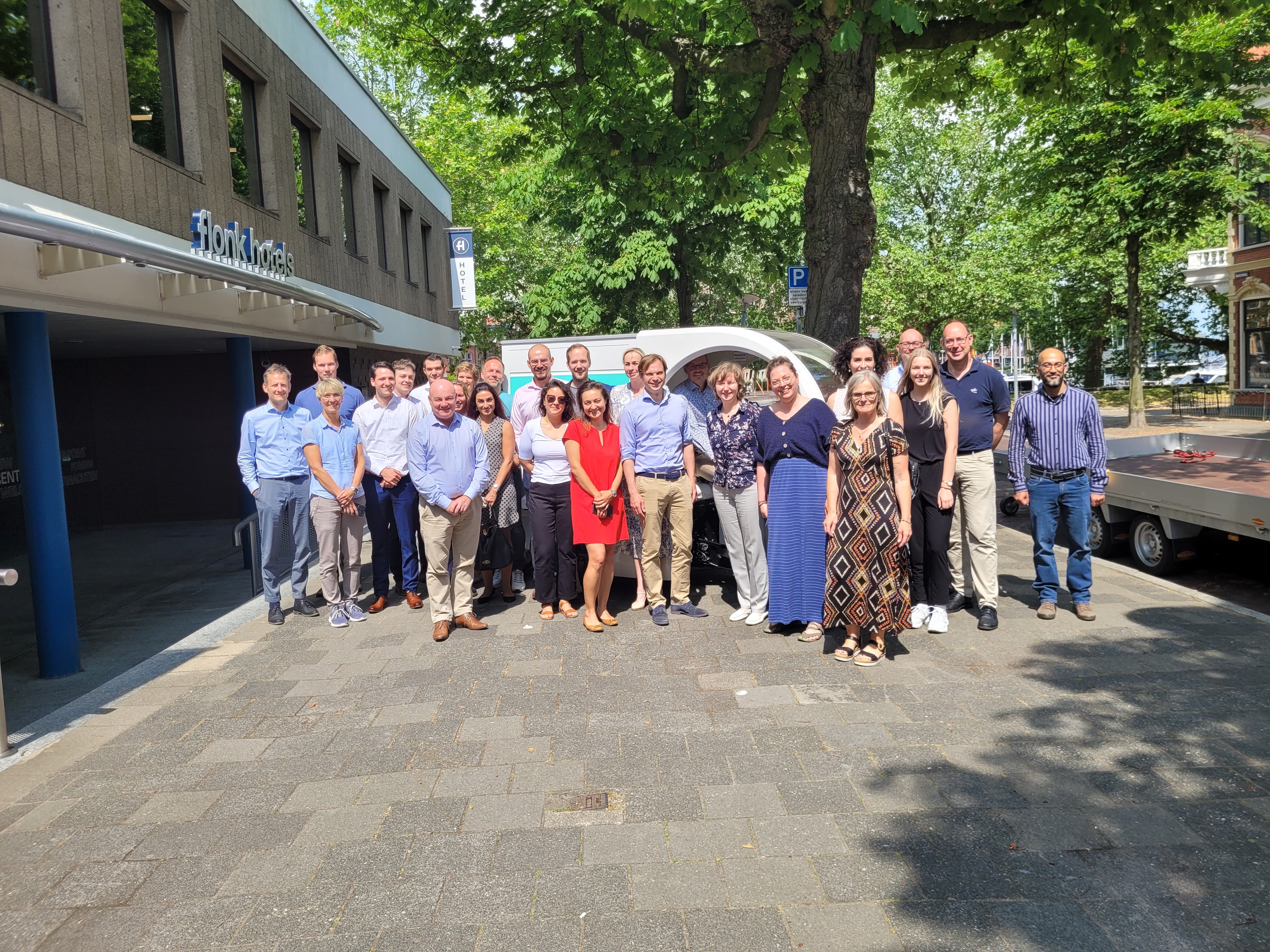 The representatives of all project partners, with professor Evrim Ursavas in the middle (red dress)