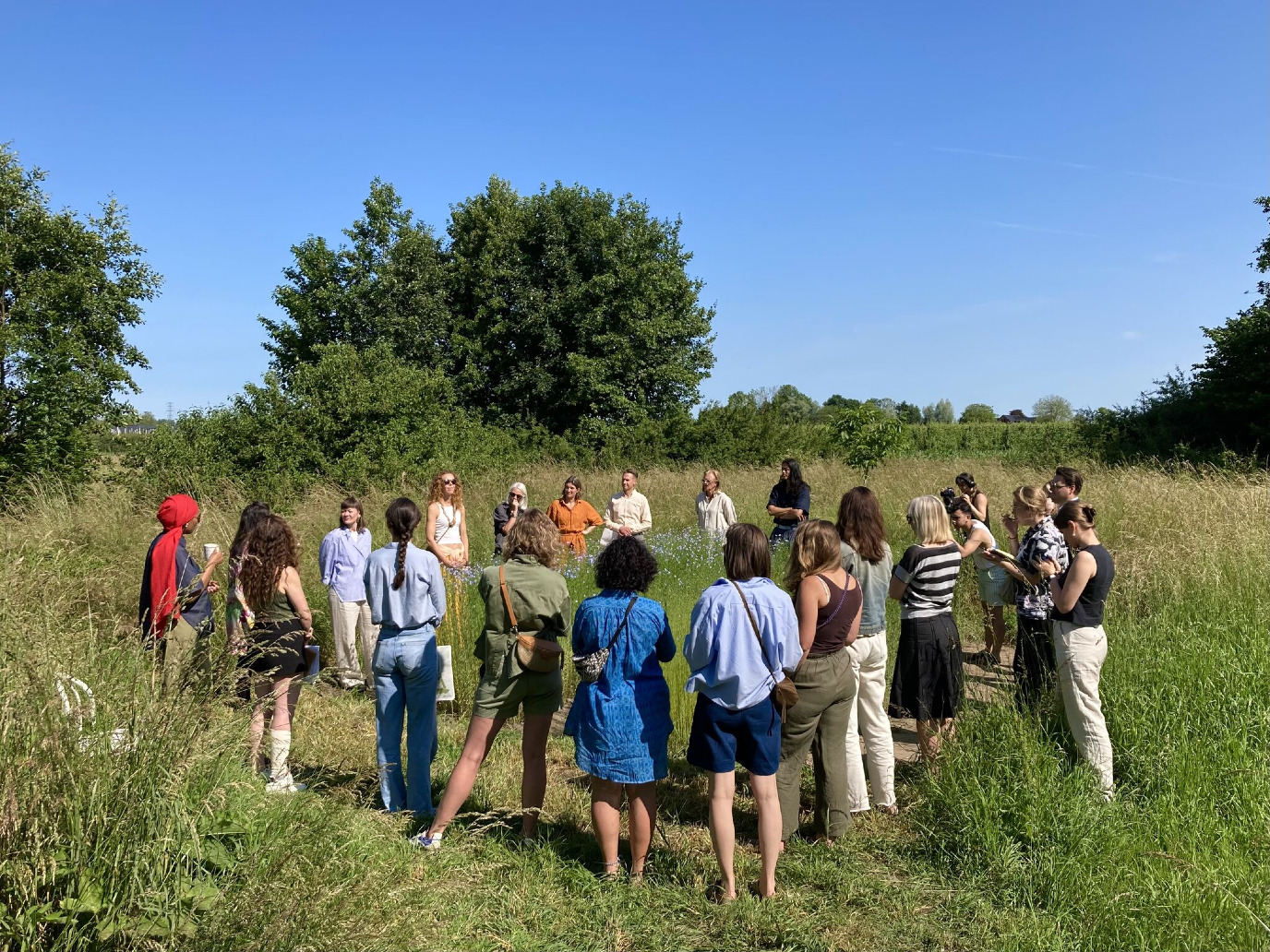 community engagement event on Joline Jolink's farm