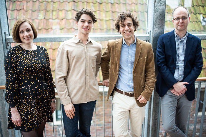 Faculty Board 2021-2022 (f.l.t.r.): Anke Schuster-Koster, Ismar Jugo, Jan-Willem Romeijn, Bart Streumer.