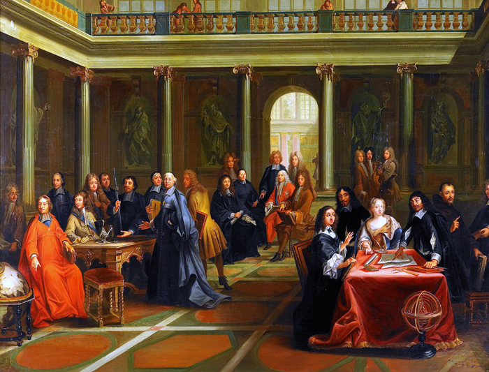 Nils Forsberg, Queen Christina in discussion with French philosopher René Descartes