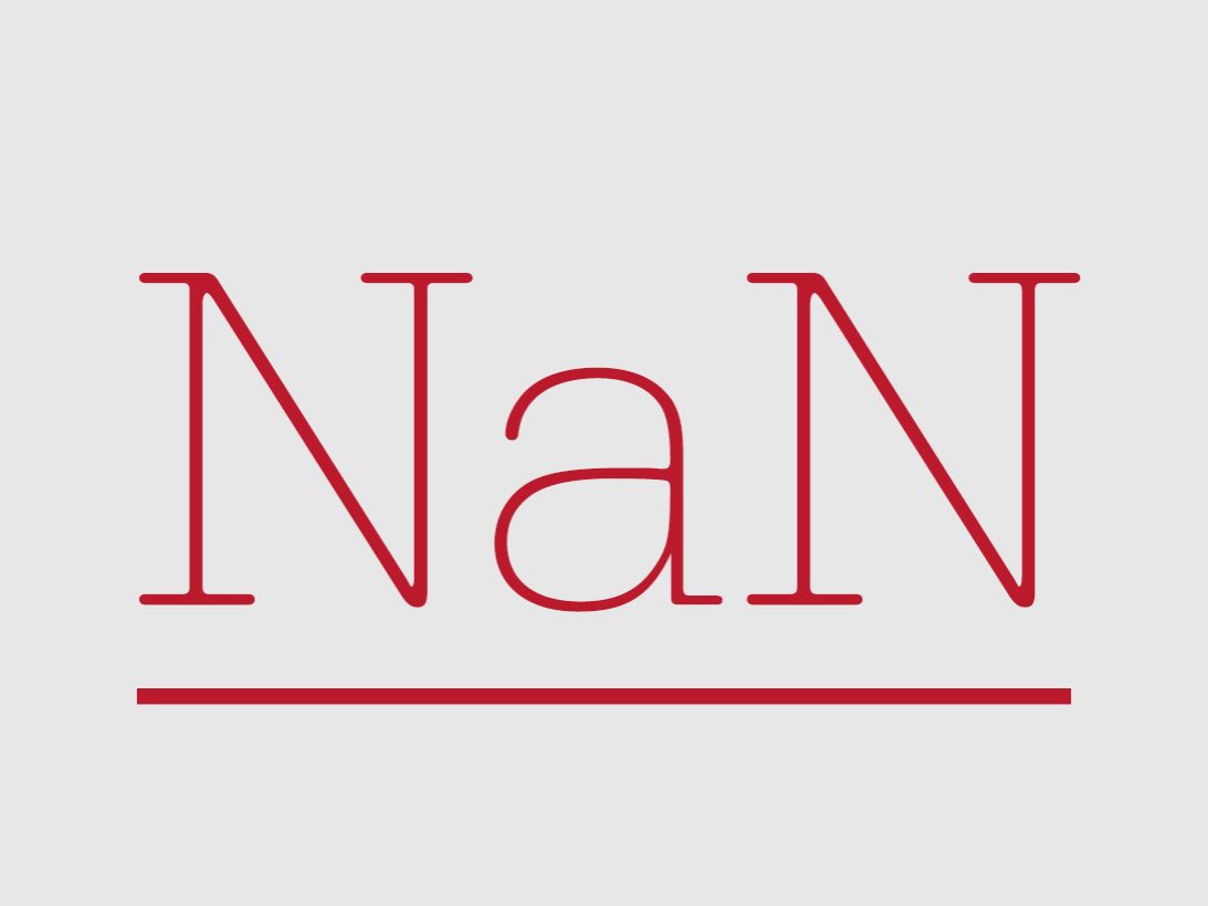 NaN: Not A Number, a data type that can be interpreted as a value that is undefined or unrepresentable