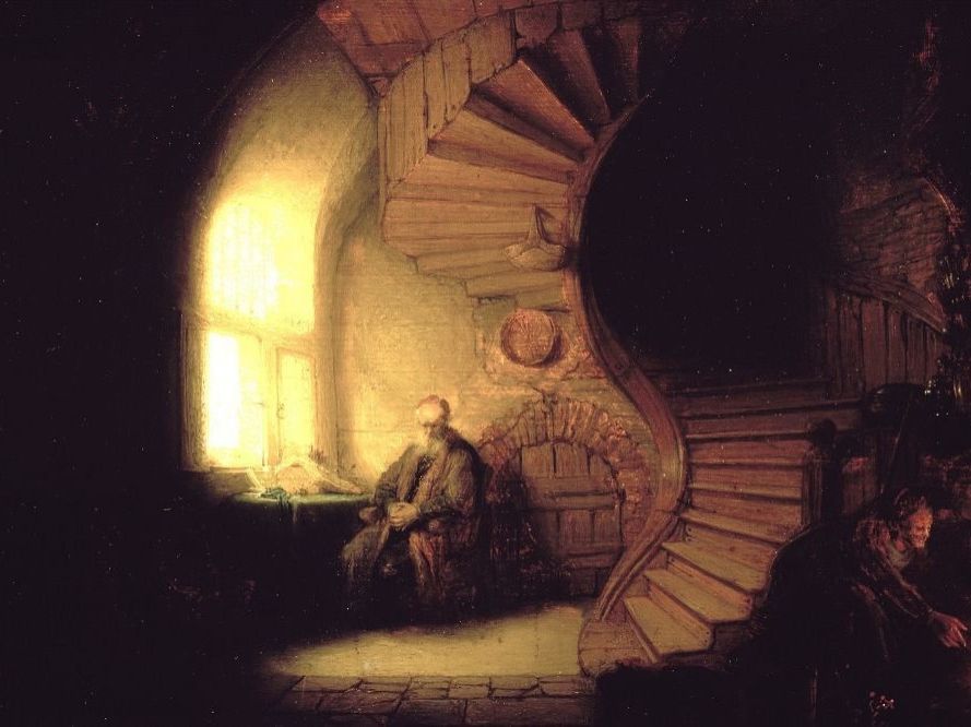 Rembrandt, Philosopher in meditation (1632)
