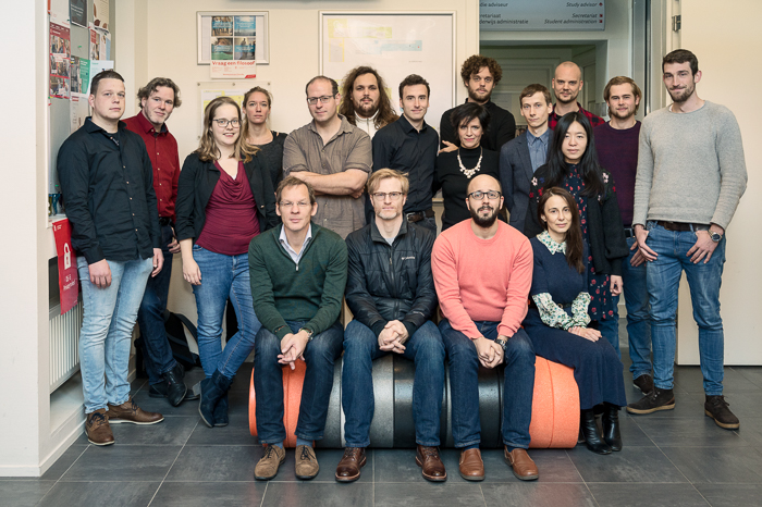 Not in this picture: Han Thomas Adriaenssen, Alexandra Chadwick, Eddo Evink, Doina Rusu, Andrea Sangiacomo, Raluca Tanasescu and PhD candidates Bianca Bosman, Sjoerd Griffioen and Derek van Zoonen