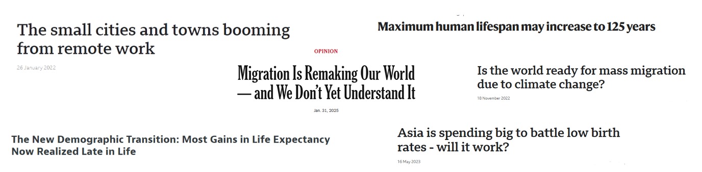 News items related to demography