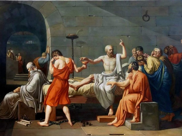 The Death of Socrates - Jacques-Louis David (1787)