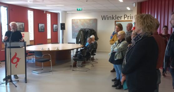 Officiele opening door de directeur van Noorderlicht