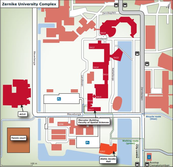 Route naar Mercator