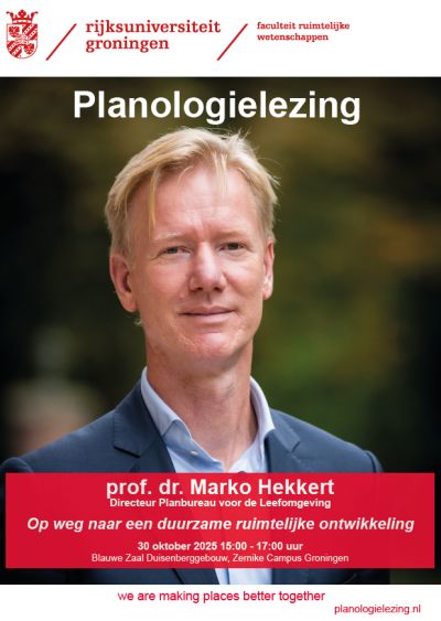 Planologielezing met prof. dr. Marko Hekkert