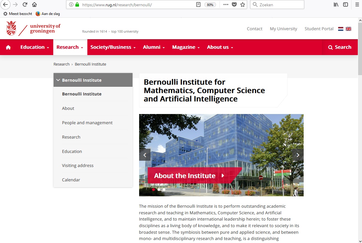 The new institute online