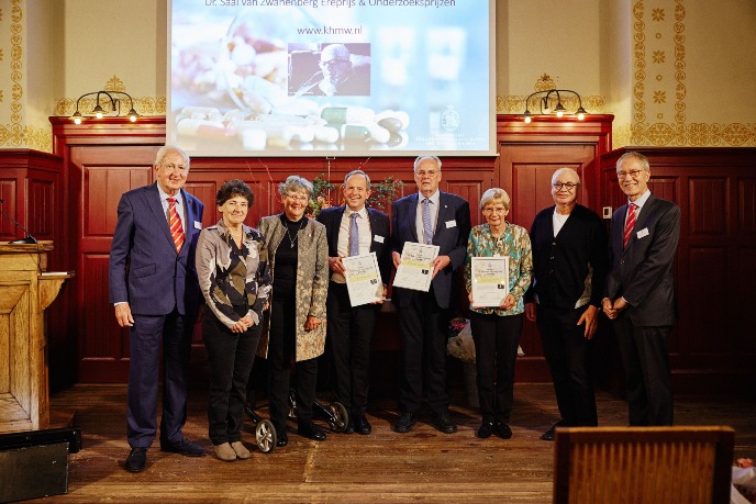Winners of the Saal van Zwanenberg Honorary Prize 2023 (Erik Frijlink on the left) | photo: Wardie Hellendoorn