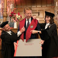 Vier eredoctoraten uitgereikt door de RUG