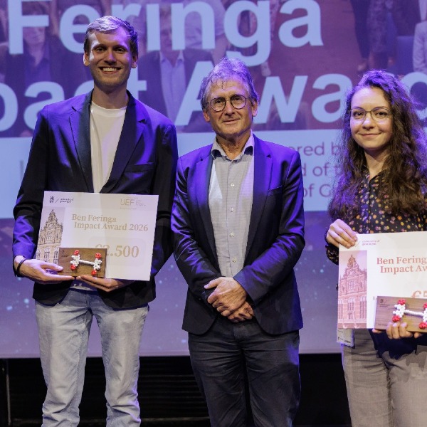 Master's student AI wins Ben Feringa Impact Award 2026