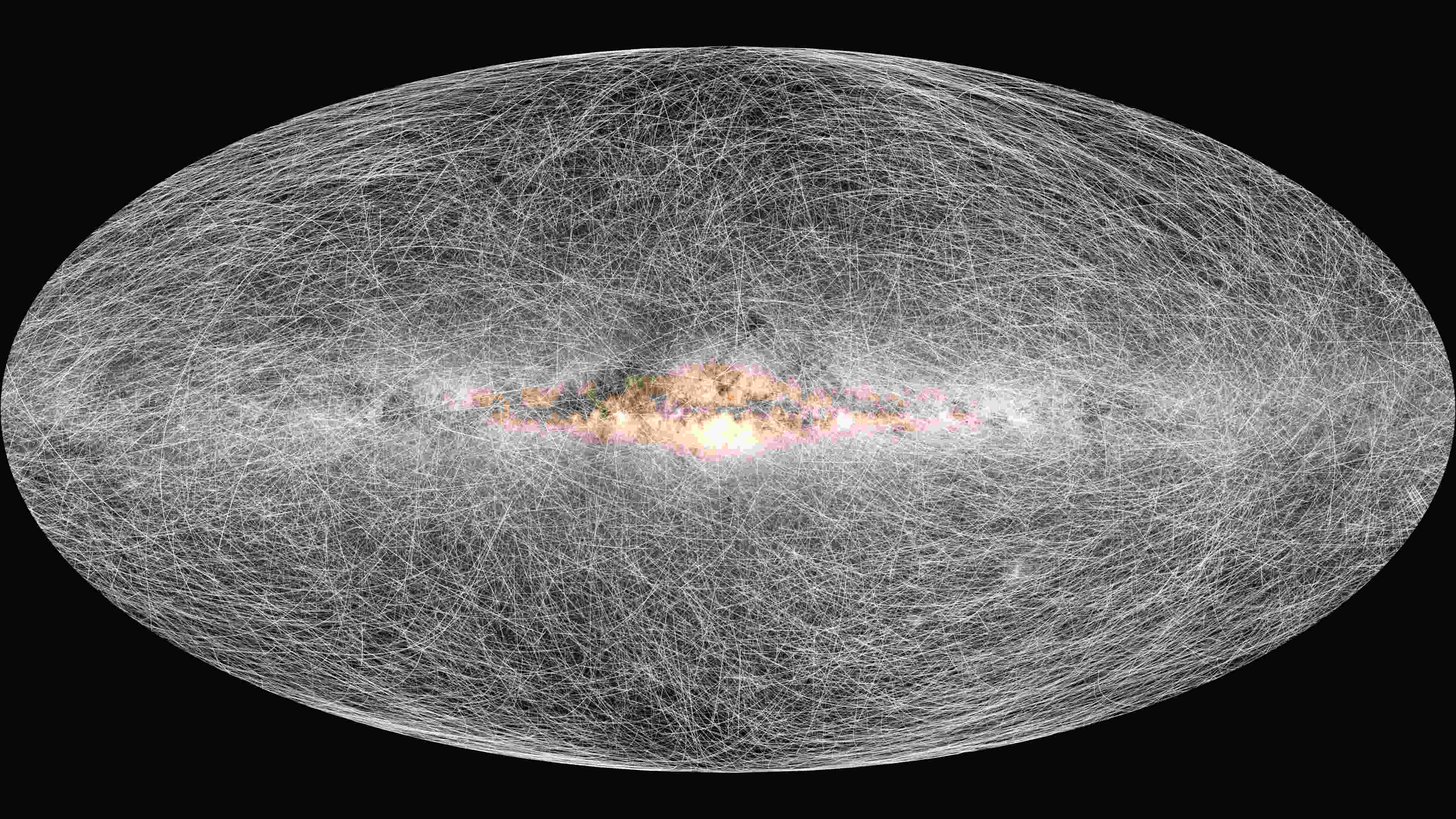 Gaia's stellaire beweging voor de komende 400 duizend jaarGaia's stellar motion for the next 400 thousand years