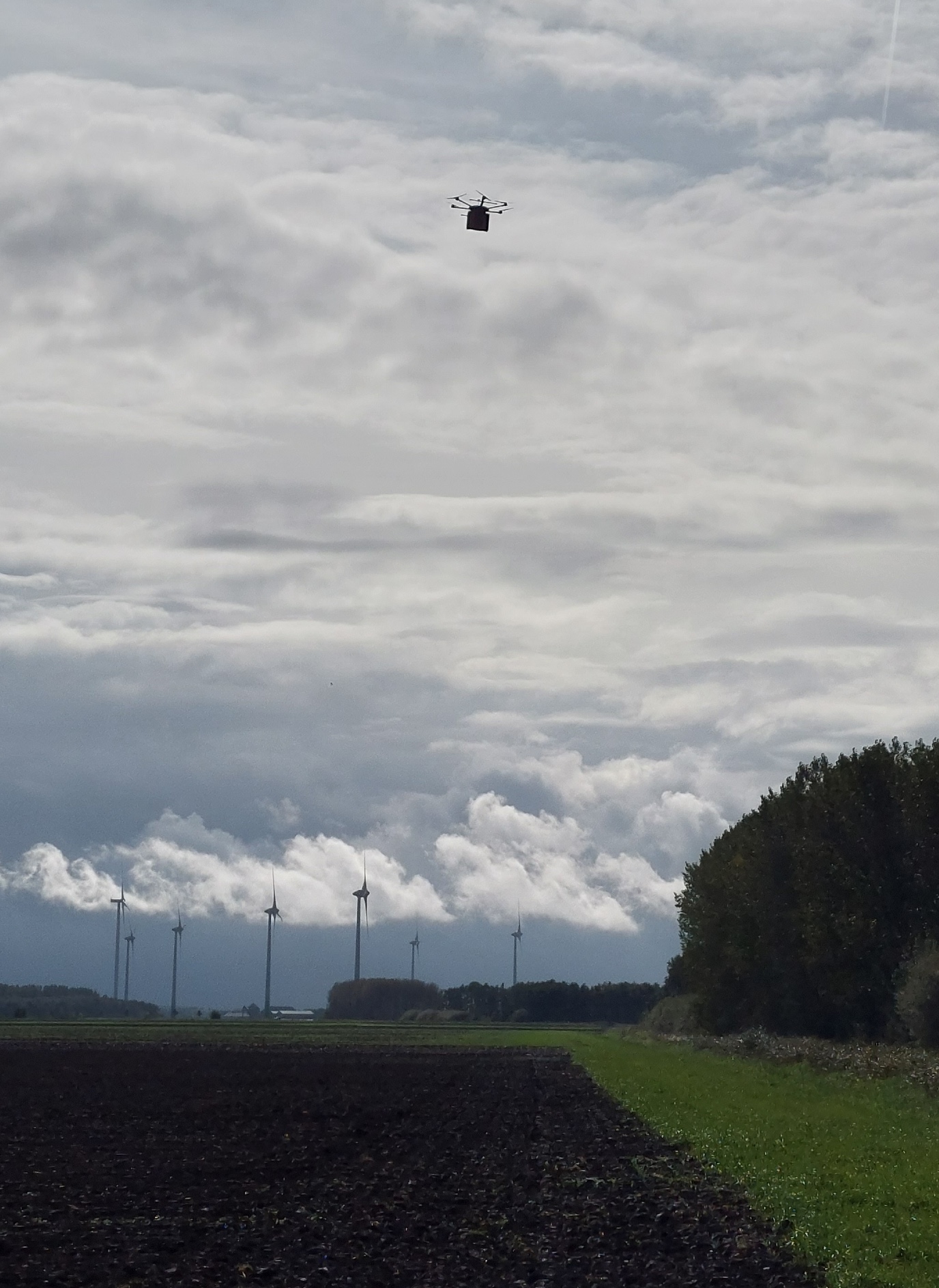 meten met een drone