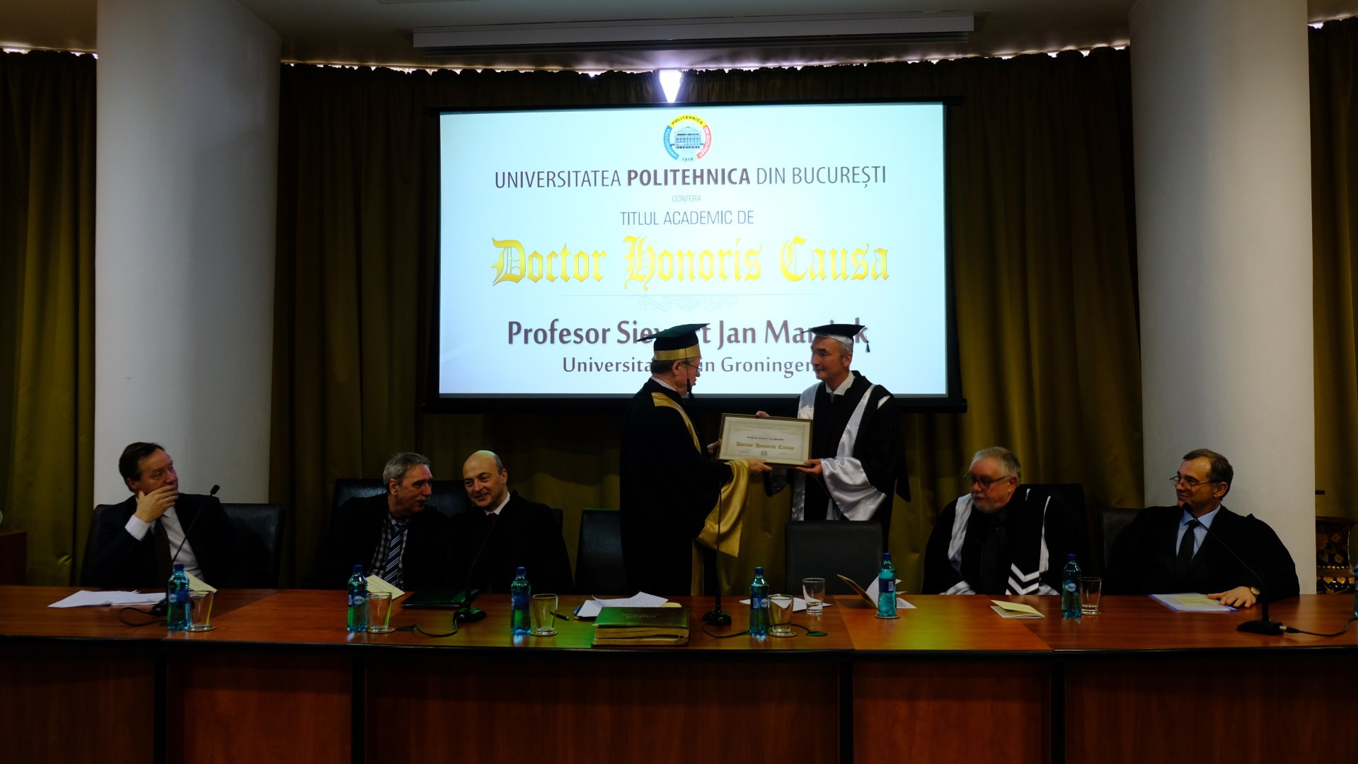 uitreiking eredoctoraat Professor Siewert Jan Marrinkaward ceremony academic title of Doctor Honoris Causa to Professor Siewert Jan Marrink