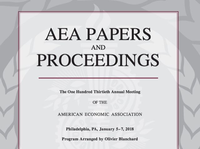 AEA Papers and Proceedings