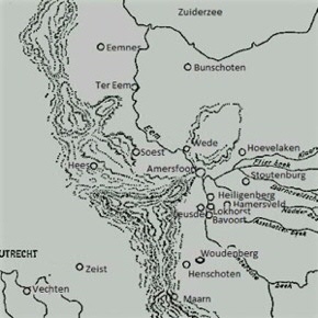 A Map of the Eemland in the Middel Ages
