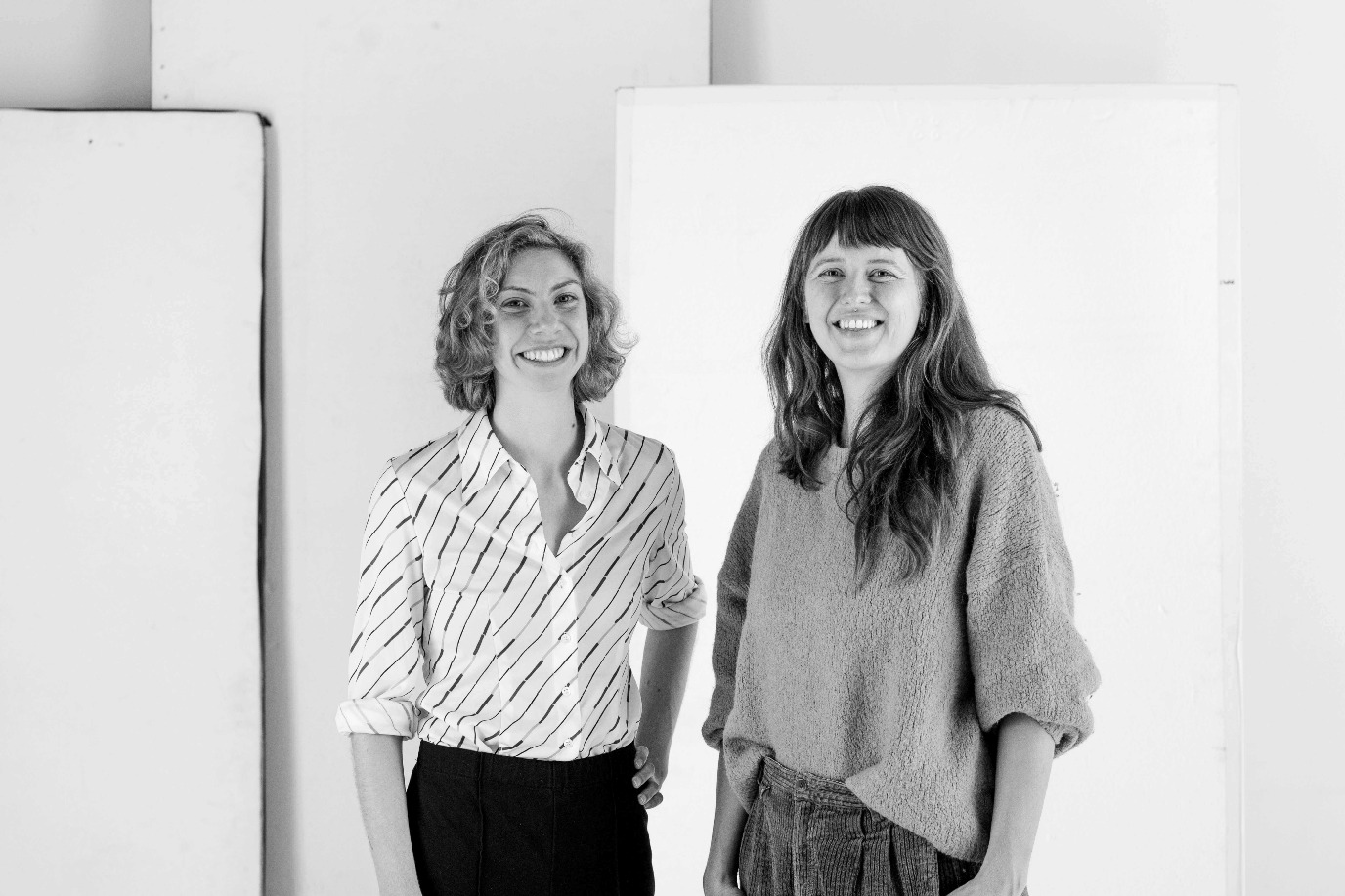 Kunsternaars Maartje de Goede and Quita Felix (foto: Maarten de Kok)