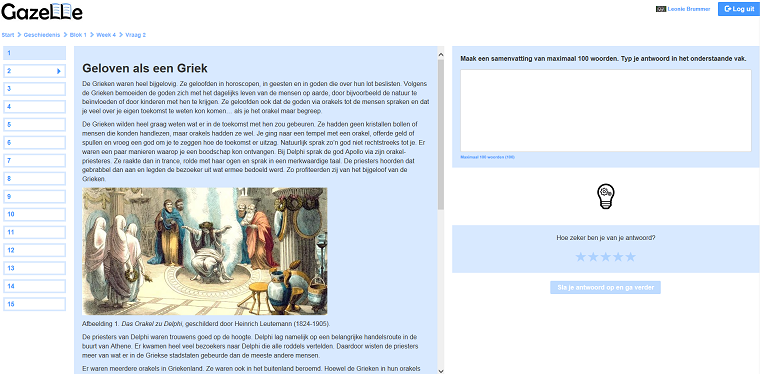 Screenshot digitale omgeving