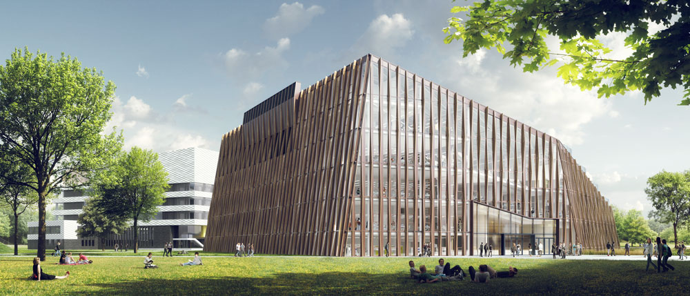 Ontwerp buitenzijde Energy Academy