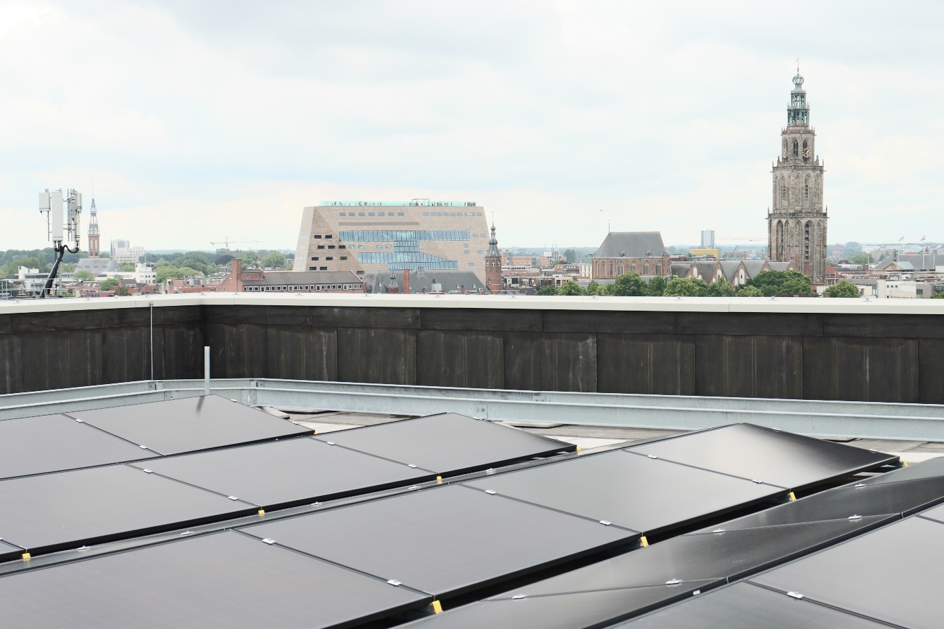 De zonnepanelen