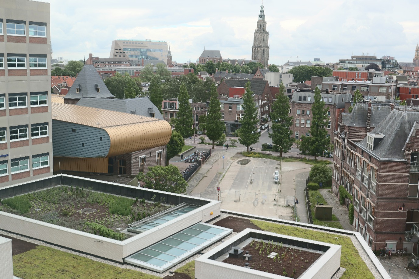 Op het dak van het Anda Kerkhoven Centre
