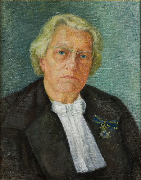 Portret van Wilhelmina Bladergroen