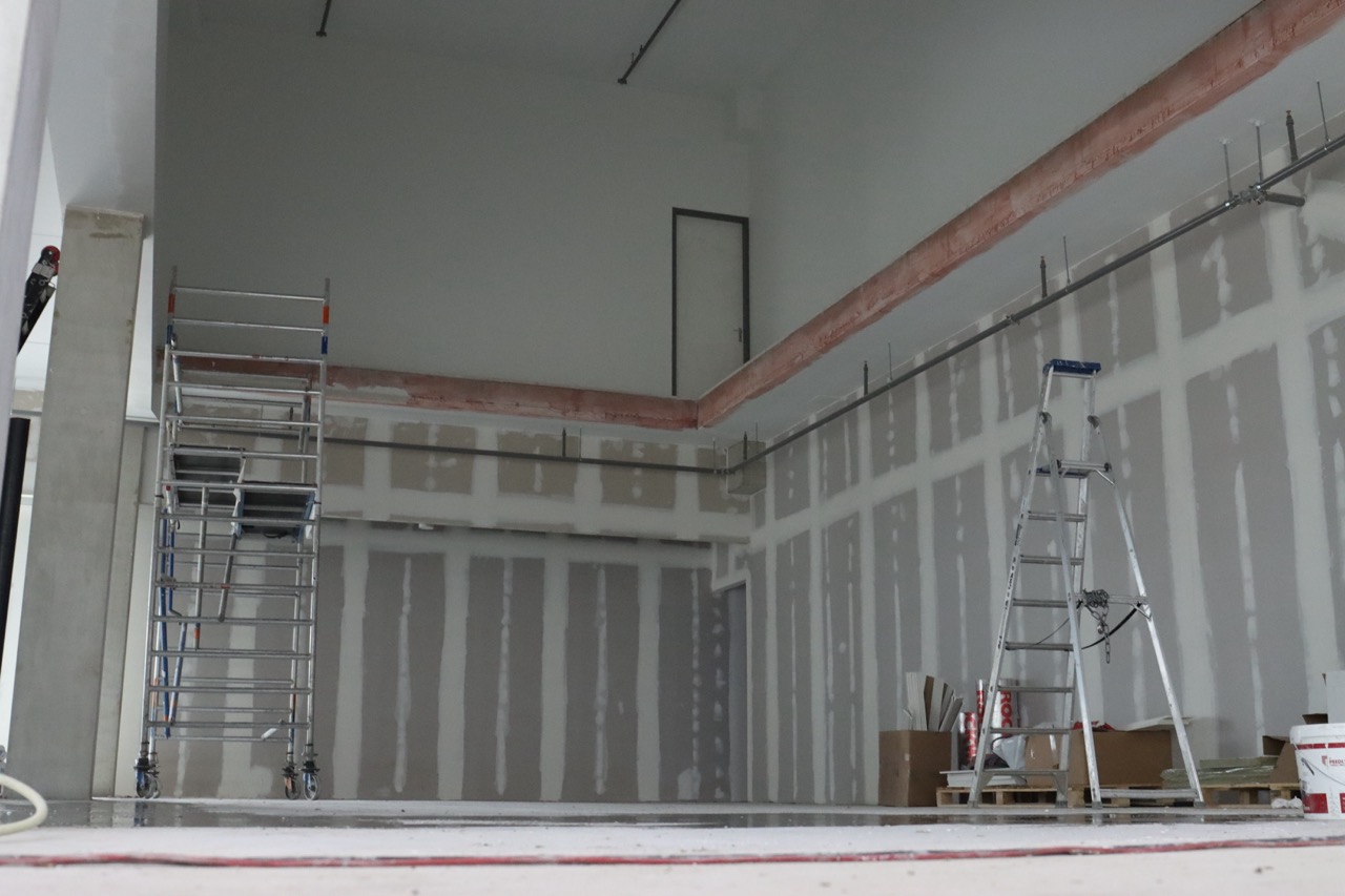 Ruimte voor de nieuwe cleanroom