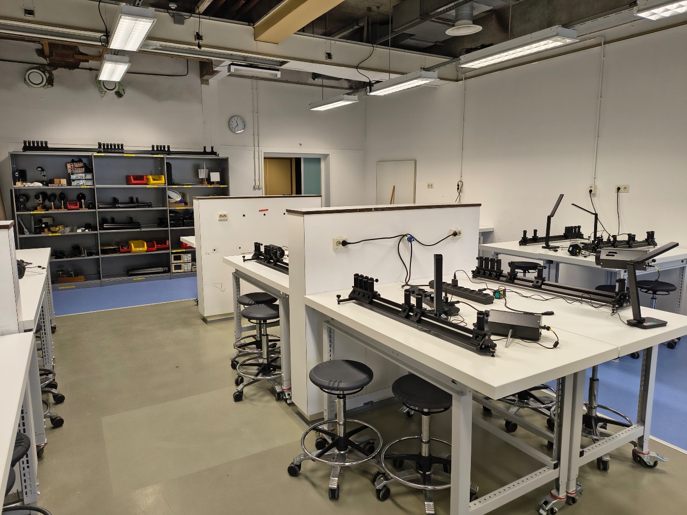 Nieuwe practicaruimten op de eerste verdieping van bouwdeel 5114