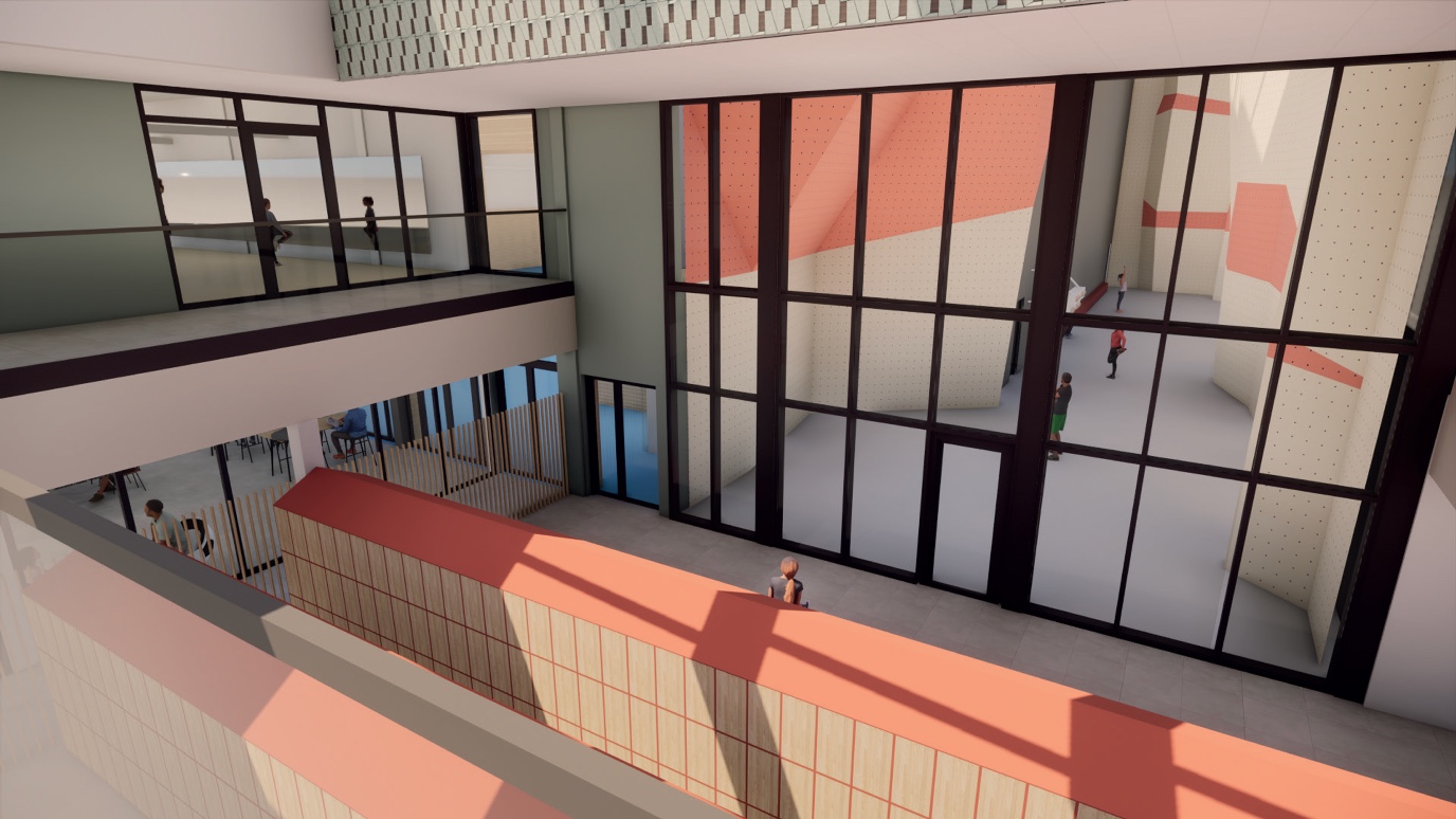 Impressie nieuw Sportcentrum