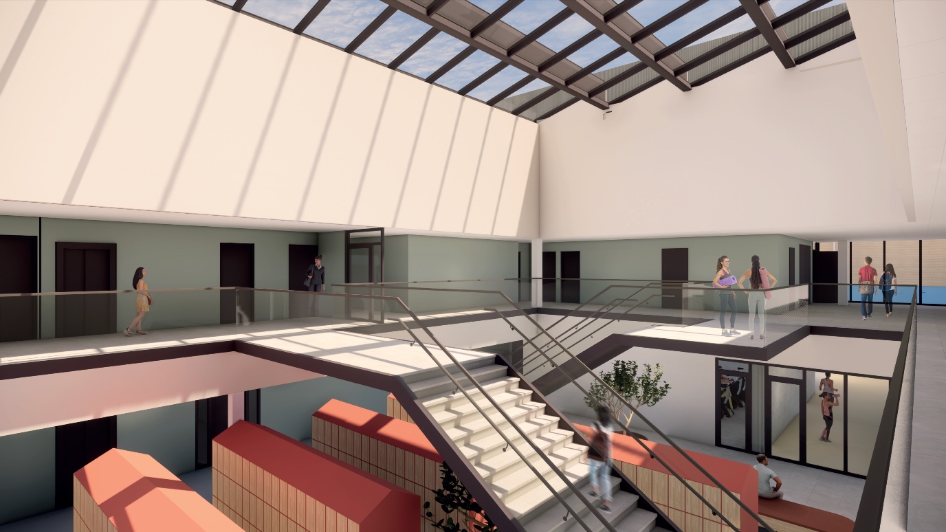 Impressie nieuw Sportcentrum