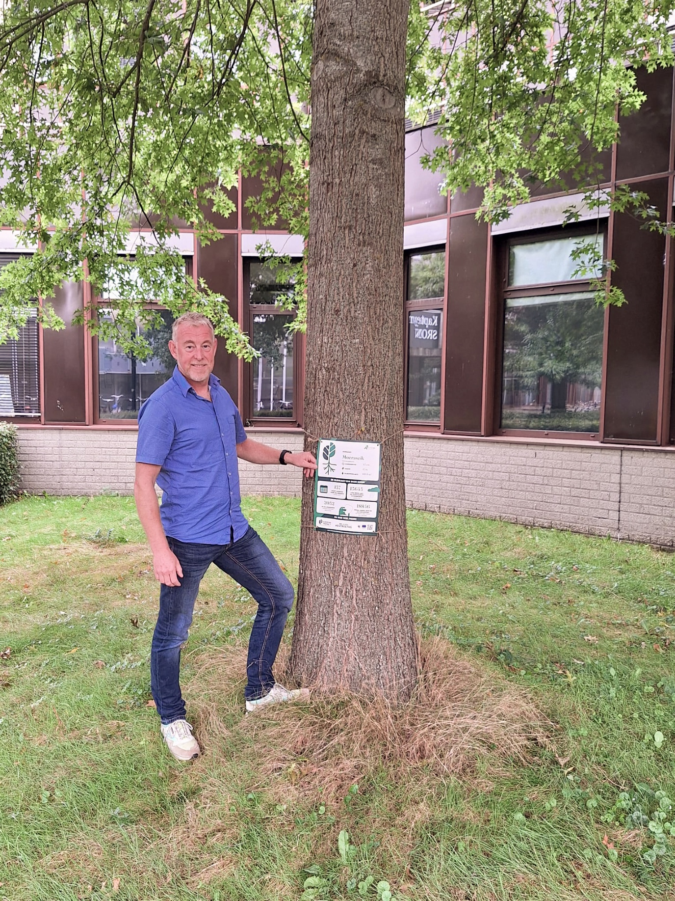 Moeraseik naast de Kapteynborg