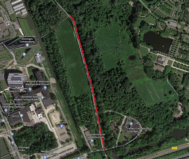 Section of Paddepoelsterweg closed due to construction of footpath
