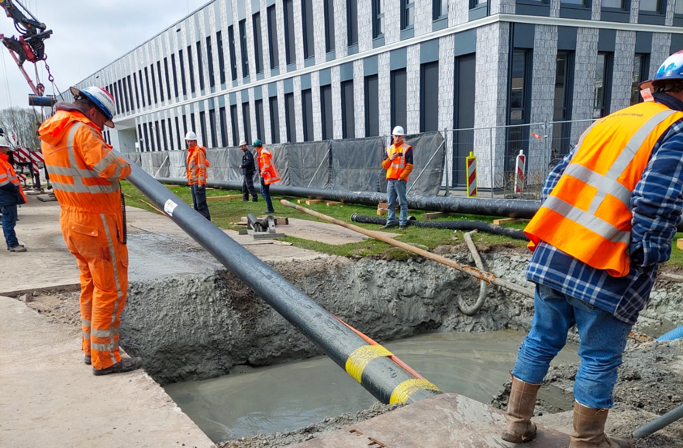 WarmteStad heeft afgelopen jaar een groot warmtenet aangelegd naar de RUG-gebouwen op de campus.