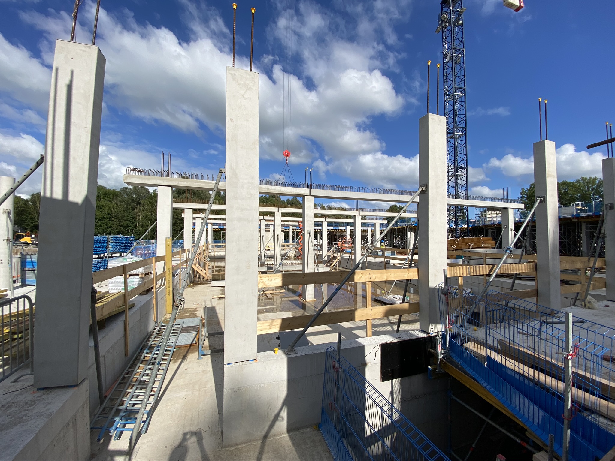 Werkzaamheden Feringa BuildingConstruction site Feringa Building