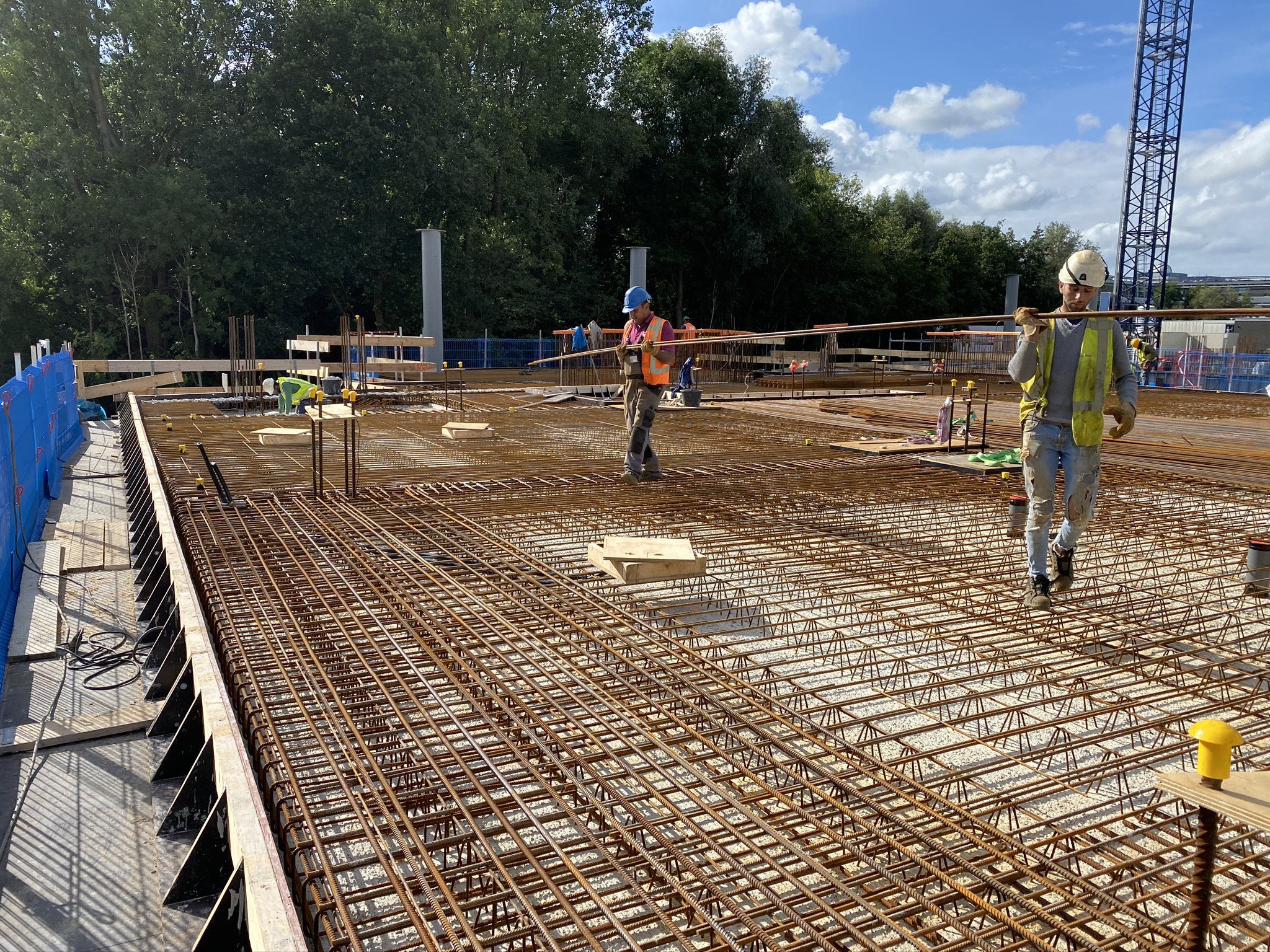 Werkzaamheden Feringa BuildingConstruction site Feringa Building