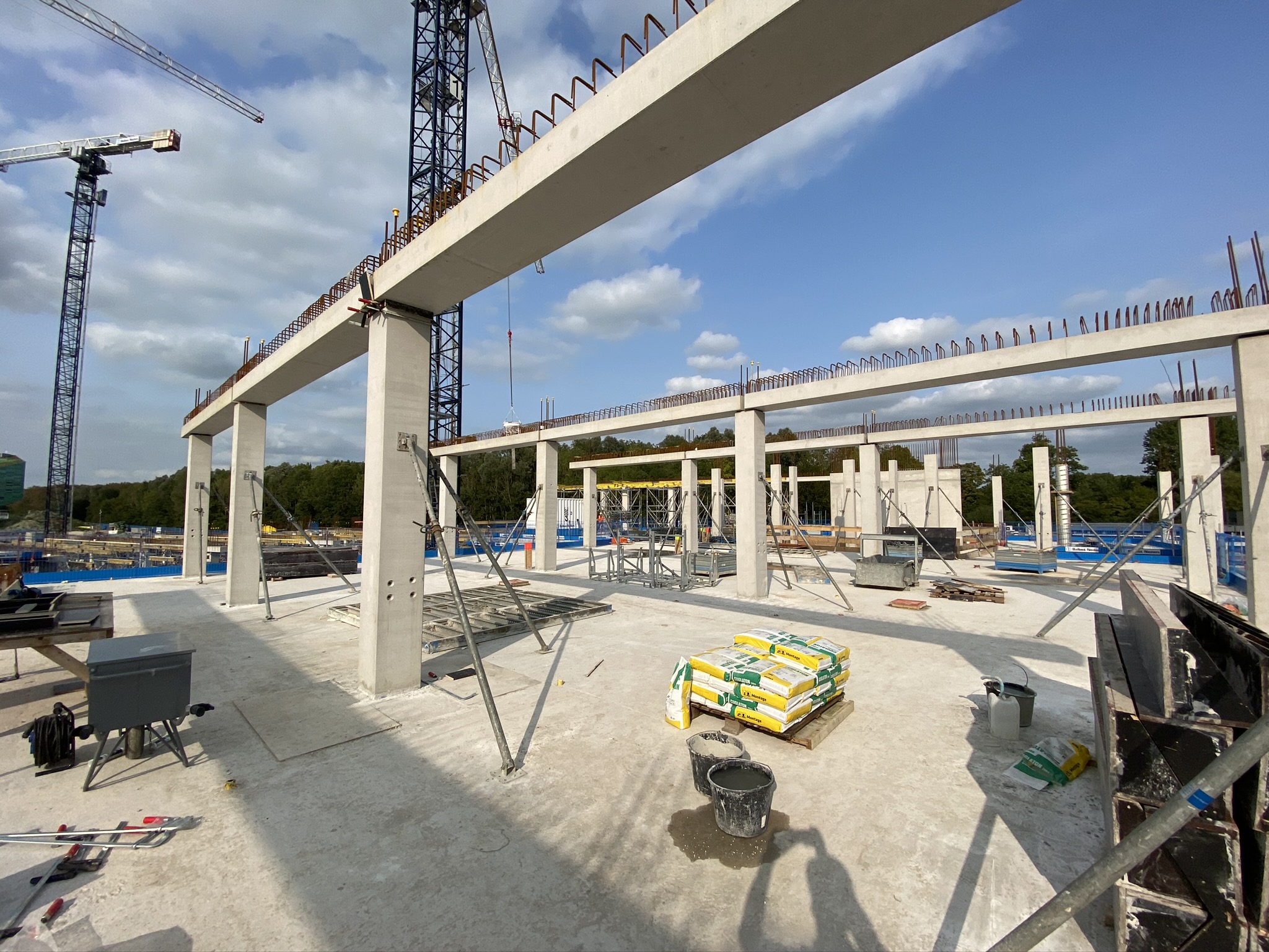 Werkzaamheden Feringa BuildingConstruction site Feringa Building