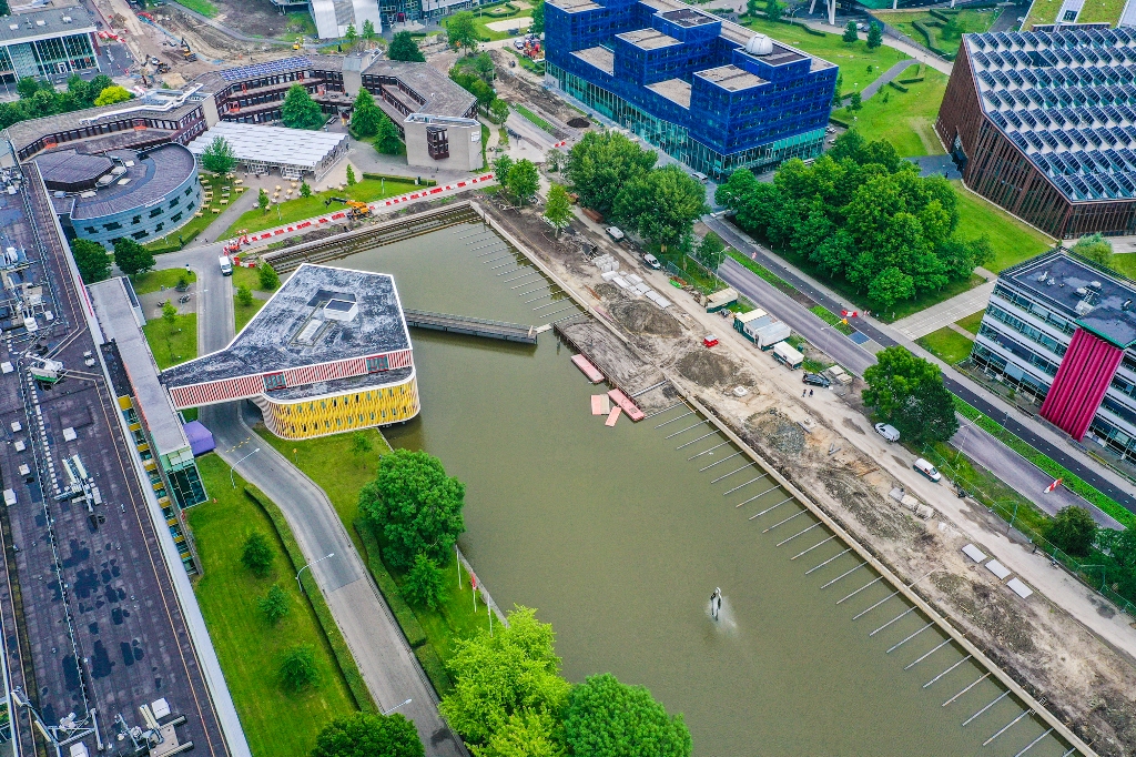 Werkzaamheden DuisenbergvijverConstruction work Duisenberg pond