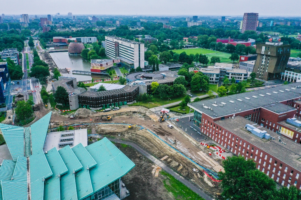 Werkzaamheden ZernikepleinConstruction work at Zernikeplein