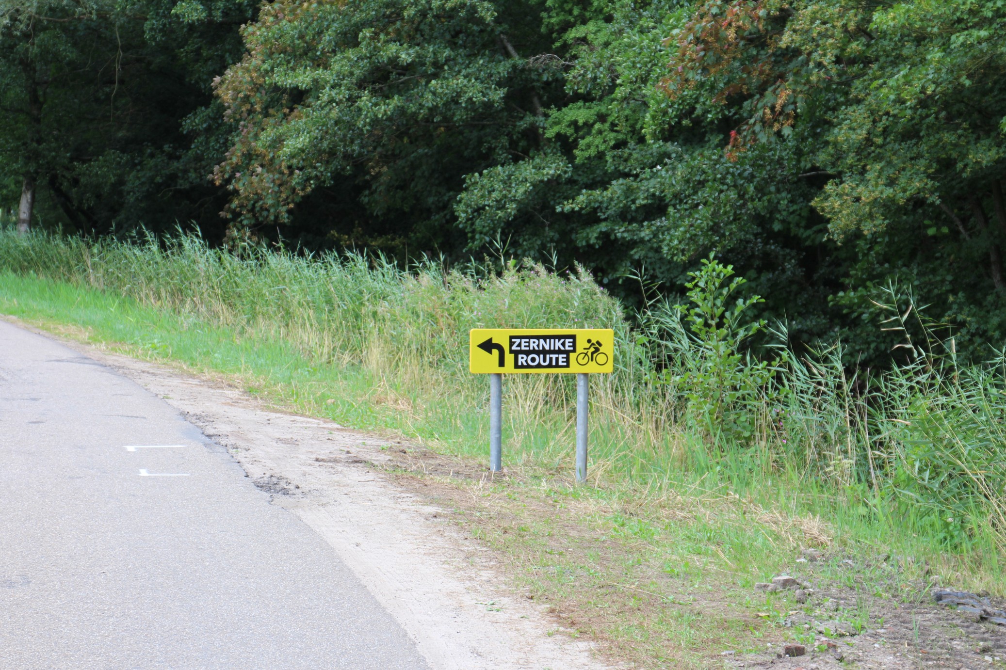 Nieuwe route via de Paddepoelsterweg