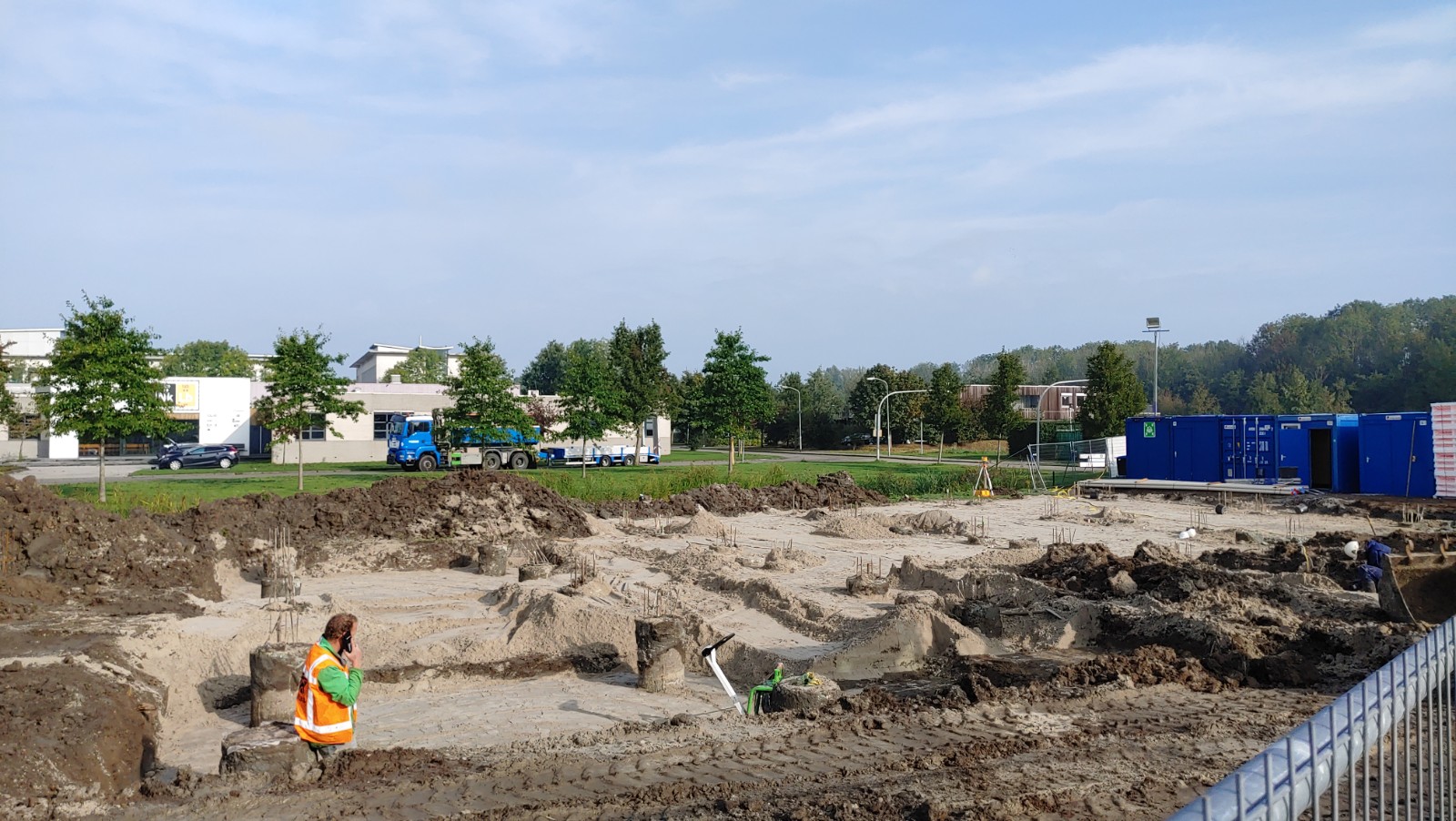 Bouwplaats Datacenter | Oktober 2020Construction of Data center | October 2020