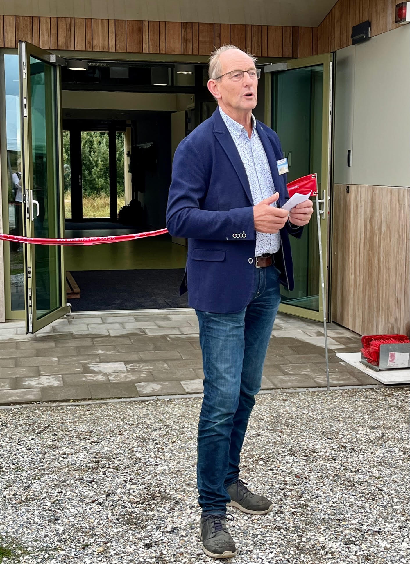 Loco burgemeester Johan Hagen van Schiermonnikoog