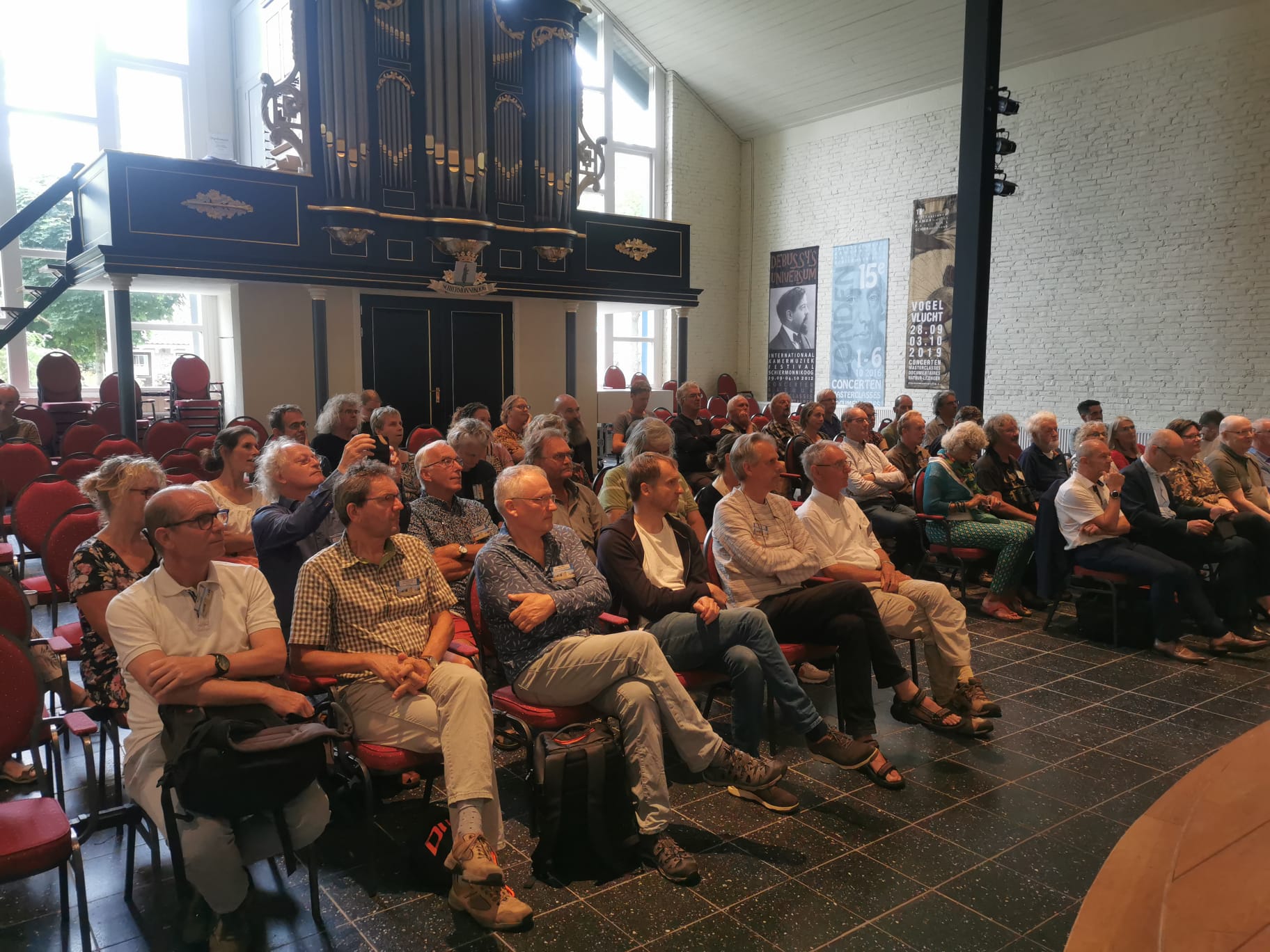 Symposium voorafgaand aan de opening, op Schiermonnikoog