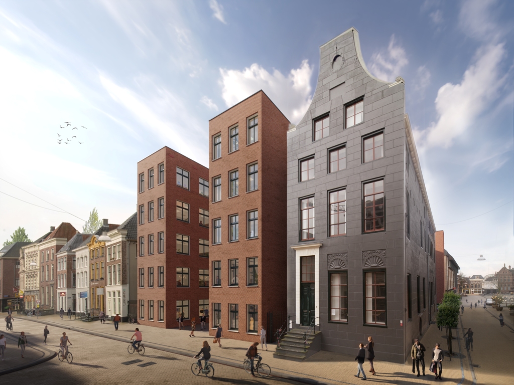 Impression of the building design from Oude Boteringestraat (source: Cruz y Ortiz / Inbo)