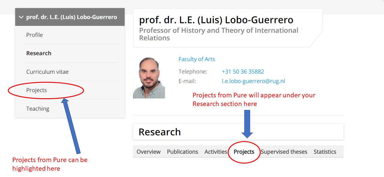 Prof Lobo-Guerrero projects